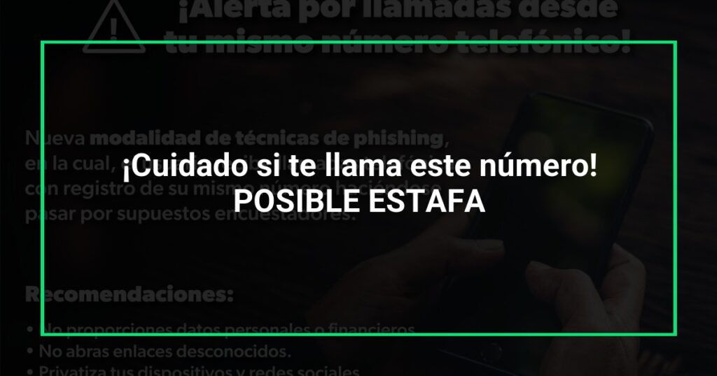¡Cuidado si te llama este número! POSIBLE ESTAFA